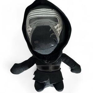 Black and Gray Plush Toy